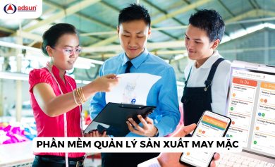 Phần mềm quản lý sản xuất may mặc