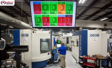 Cách Andon Board liên kết với các hệ thống quản trị doanh nghiệp