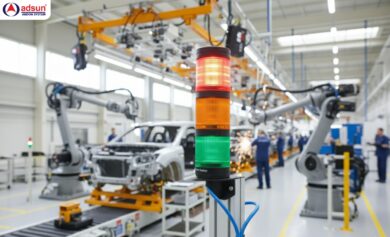 Cách lựa chọn cảm biến Andon phù hợp cho từng loại dây chuyền sản xuất