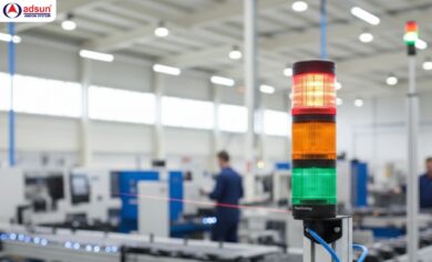 Phân biệt cảm biến Andon với cảm biến thông thường trong dây chuyền sản xuất