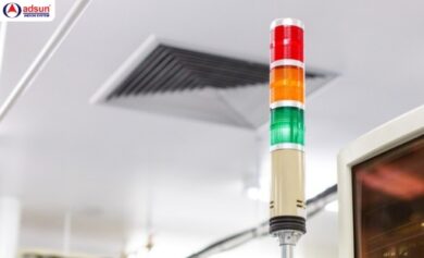 Các loại đèn Andon phổ biến (1 tầng, 2 tầng, 3 tầng, đa tầng)